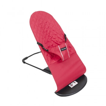 Кресло-шезлонг для новорожденных (цвет красный)-1