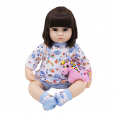Мягконабивная кукла Реборн девочка Вероника, 42 см-1