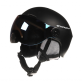 Лыжный шлем с очками Moon black M-1
