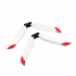 DJI Самозатягивающиеся пропеллеры белые (красные полосы) для DJI Mavic 2 Zoom и Mavic 2 PRO-2